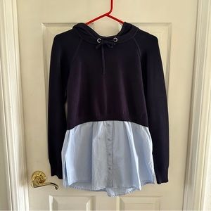 Sandro two in one hoodie